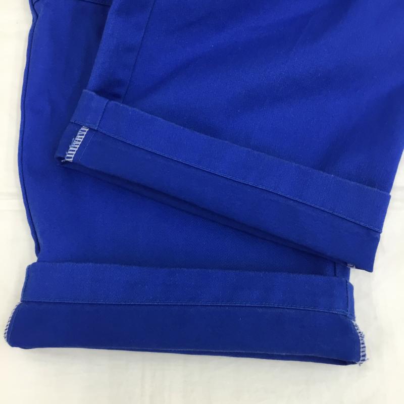 ディッキーズ Dickies パンツ ワークパンツ、ペインターパンツ 32インチ ロゴ、文字 青 / ブルー /  メンズ USED 古着 中古 10133768