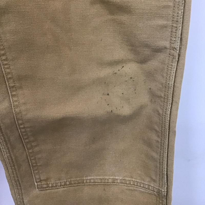 カーハート Carhartt パンツ ワークパンツ、ペインターパンツ ダブルニー 30 ×34 ロゴ、文字 キャメル / キャメル /  メンズ USED 古着 中古 10114032