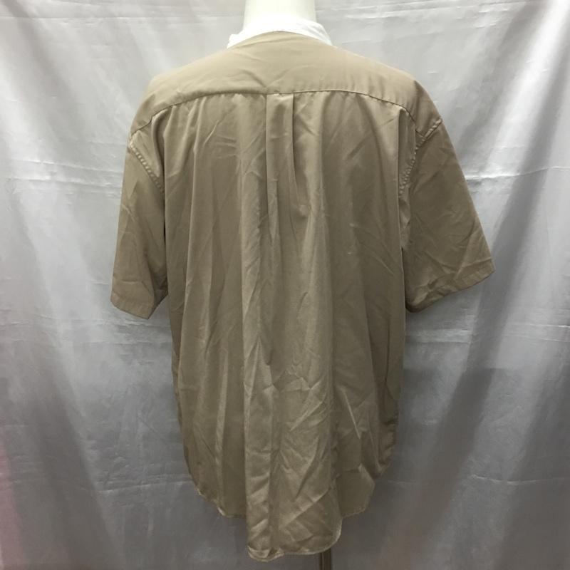 センスオブプレイス SENSEOFPLACE シャツ、ブラウス 半袖 aa25-13a142 グラフィックアートシャツC 半袖シャツ L プリント ベージュ / ベージュ /  メンズ USED 古着 中古 10115772