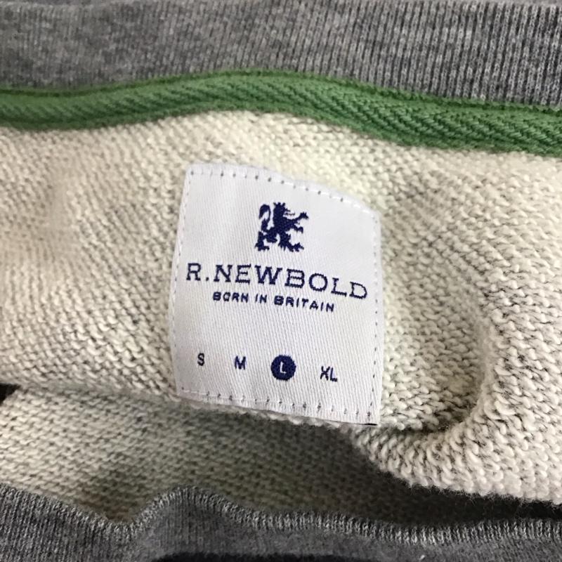 アール・ニューボールド R.NEWBOLD トレーナー 長袖 スウェット L ロゴ、文字 灰 / グレー /  メンズ USED 古着 中古 10118117