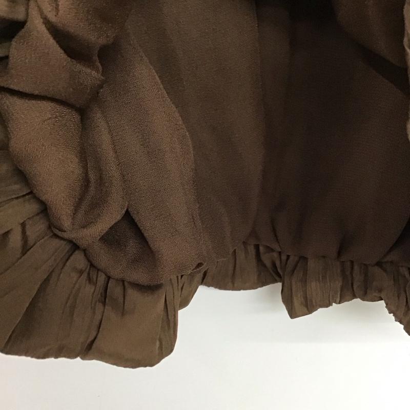 ザラ ZARA タンクトップ タンクトップ S 無地 茶 / ブラウン /  レディース USED 古着 中古 10144044