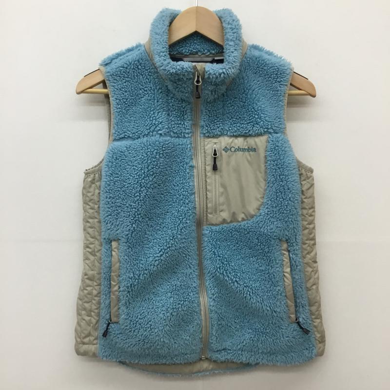 コロンビア Columbia ベスト ベスト PL1079 M 無地 水色 / ライトブルー /  レディース USED 古着 中古 10141163