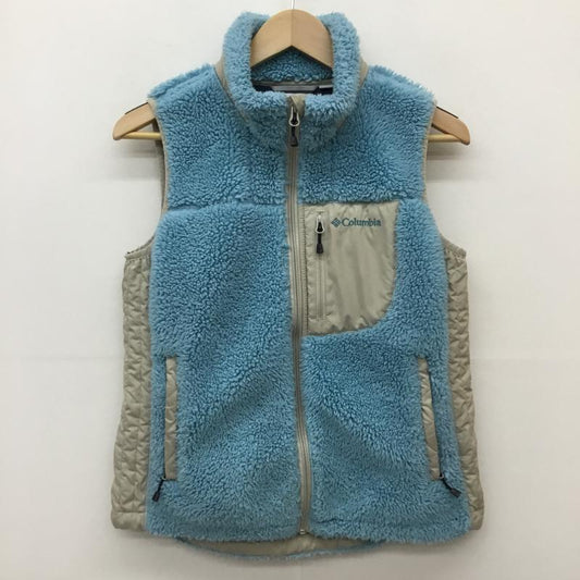 コロンビア Columbia ベスト ベスト PL1079 M 無地 水色 / ライトブルー /  レディース USED 古着 中古 10141163