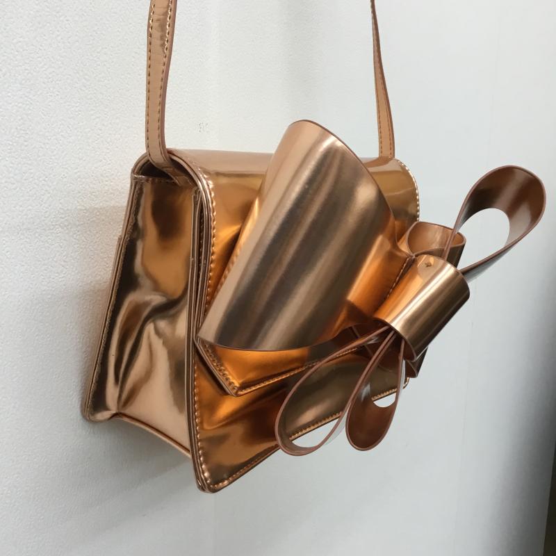 スナイデル SNIDEL ショルダーバッグ ショルダーバッグ SWGB184606 FREE  桃 / ピンク / X 金 / ゴールド /  レディース USED 古着 中古 10141432