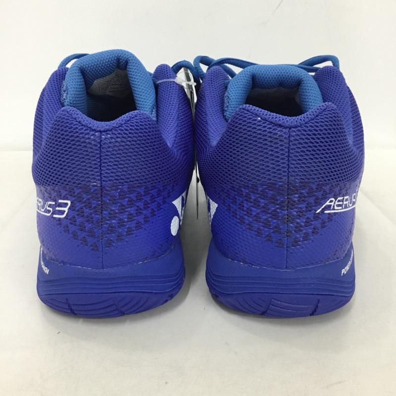 ヨネックス YONEX スニーカー スニーカー SHBA3M パワークッション エアラス3メン バドミントンシューズ 28cm 箱有 28.0cm ロゴ、文字 青 / ブルー /  メンズ USED 古着 中古 10147949