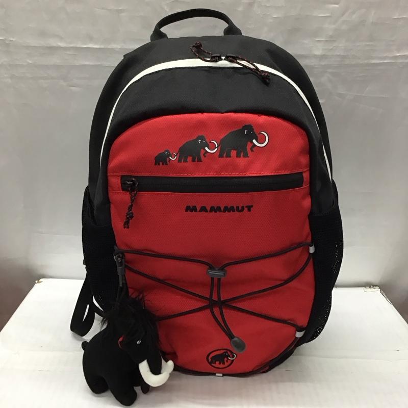 マムート Mammut バッグ バッグ 2510-01542 ファースト ジップ ぬいぐるみ キッズ デイパック リュック ロゴ、文字 黒 / ブラック / X 赤 / レッド /  ボーイズ USED 古着 中古 10117907