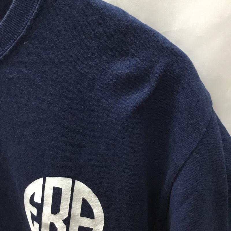 ギルダン GILDAN Tシャツ 半袖 M ロゴ、文字 紺 / ネイビー /  メンズ USED 古着 中古 10110592