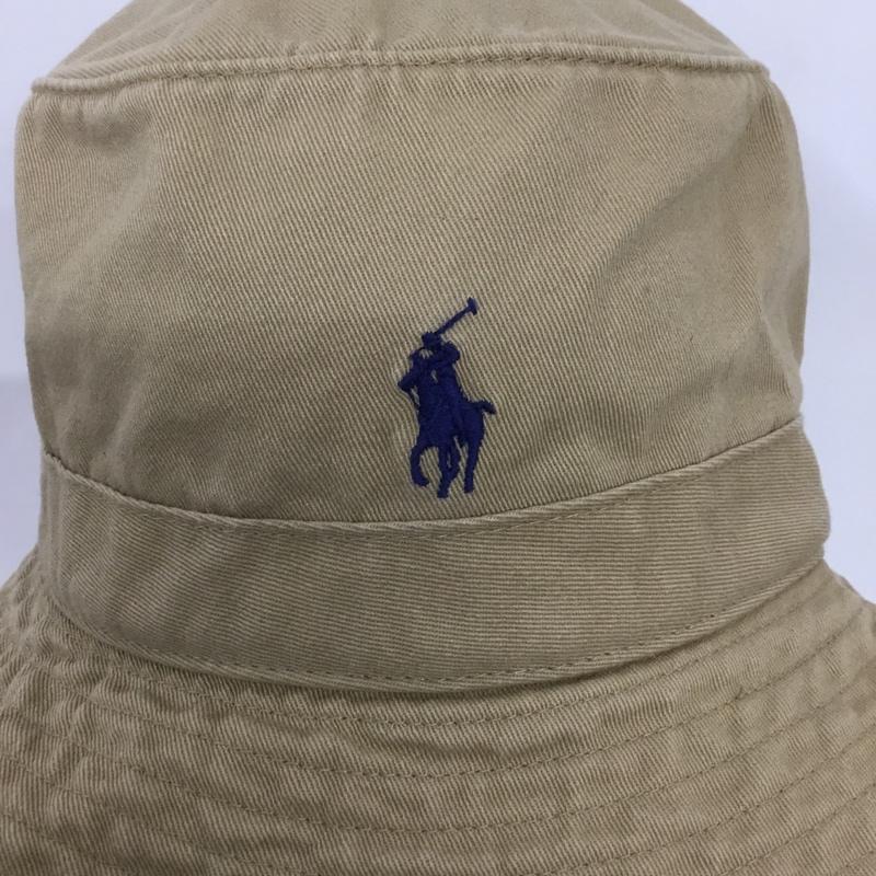 ポロラルフローレン POLO RALPH LAUREN 帽子 ハット バケットハット ワンポイント ベージュ / ベージュ /  メンズ USED 古着 中古 10138045