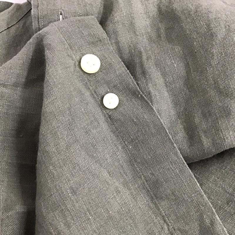 ブルックスブラザーズ BROOKS BROTHERS シャツ、ブラウス 半袖 ボタンダウンシャツ M 無地 カーキ / カーキ /  メンズ USED 古着 中古 10131425