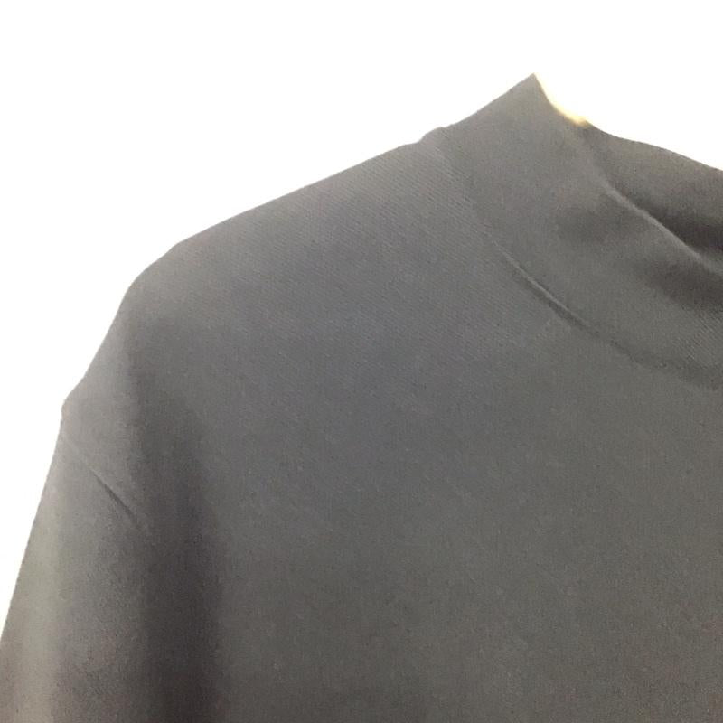 ニューエラ NEW ERA Tシャツ 半袖 半袖カットソー 無地Tシャツ スタンドネックカットソー XL ロゴ、文字 黒 / ブラック /  メンズ USED 古着 中古 10132340