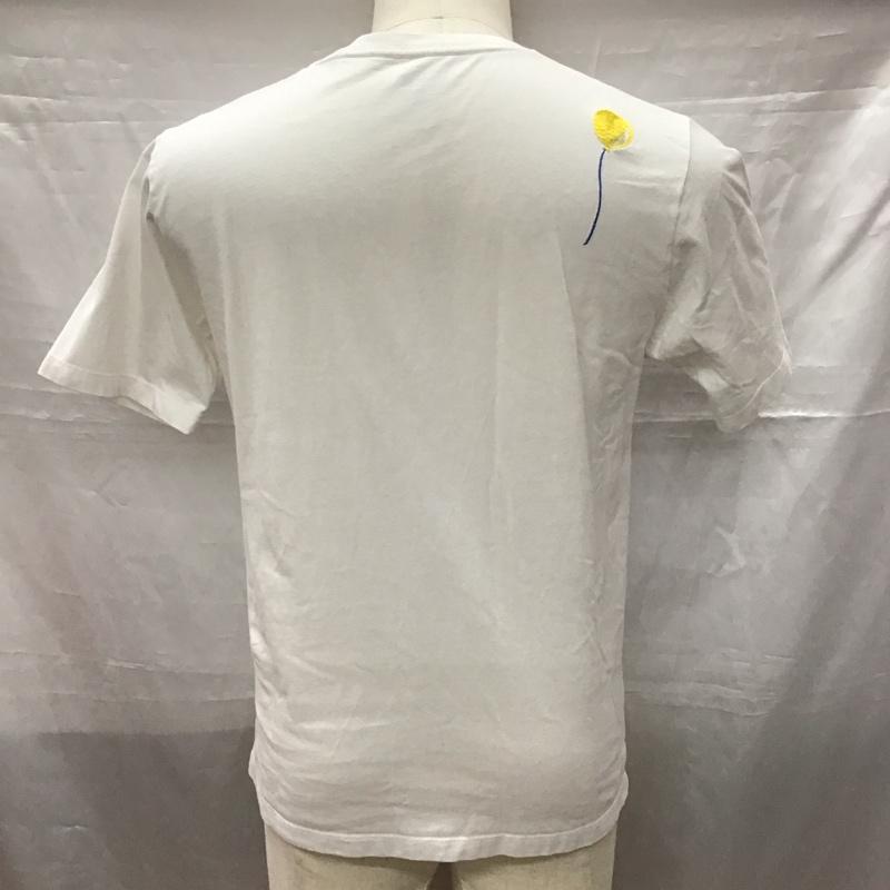 デザインティーシャツストアグラニフ Designtshirtsstoregraniph Tシャツ 半袖 g215057R1 ロンパーちゃんとふうせん 酒井駒子 S キャラクター 白 / ホワイト /  メンズ USED 古着 中古 10115547