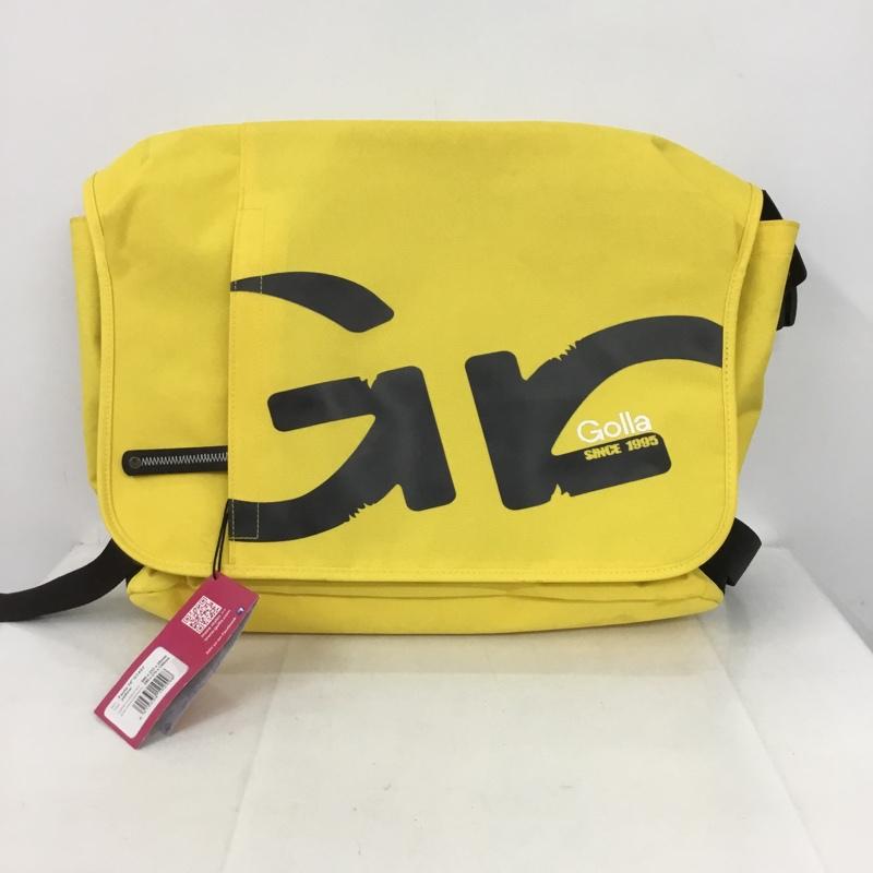 ゴッラ GOLLA メッセンジャーバッグ メッセンジャーバッグ Fanta16 G1437 Laptop タグ付き ショルダーバッグ ロゴ、文字 黄 / イエロー /  メンズ USED 古着 中古 10132729