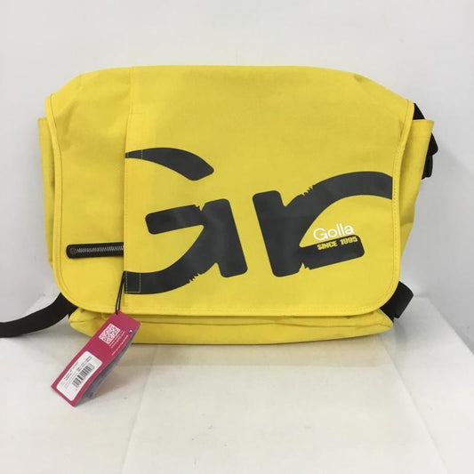 ゴッラ GOLLA メッセンジャーバッグ メッセンジャーバッグ Fanta16 G1437 Laptop タグ付き ショルダーバッグ ロゴ、文字 黄 / イエロー /  メンズ USED 古着 中古 10132729