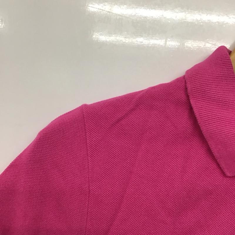 ラルフローレン RALPHLAUREN ポロシャツ 半袖 XS 無地 桃 / ピンク /  レディース USED 古着 中古 10141568