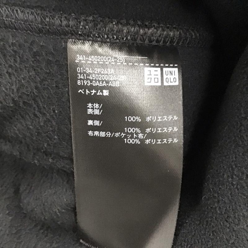 ユニクロ UNIQLO ジャケット、上着 ジャンパー、ブルゾン 341-450200 防風アウターフリースジャケット ジップアップジャケット M 無地 黒 / ブラック /  メンズ USED 古着 中古 10140527