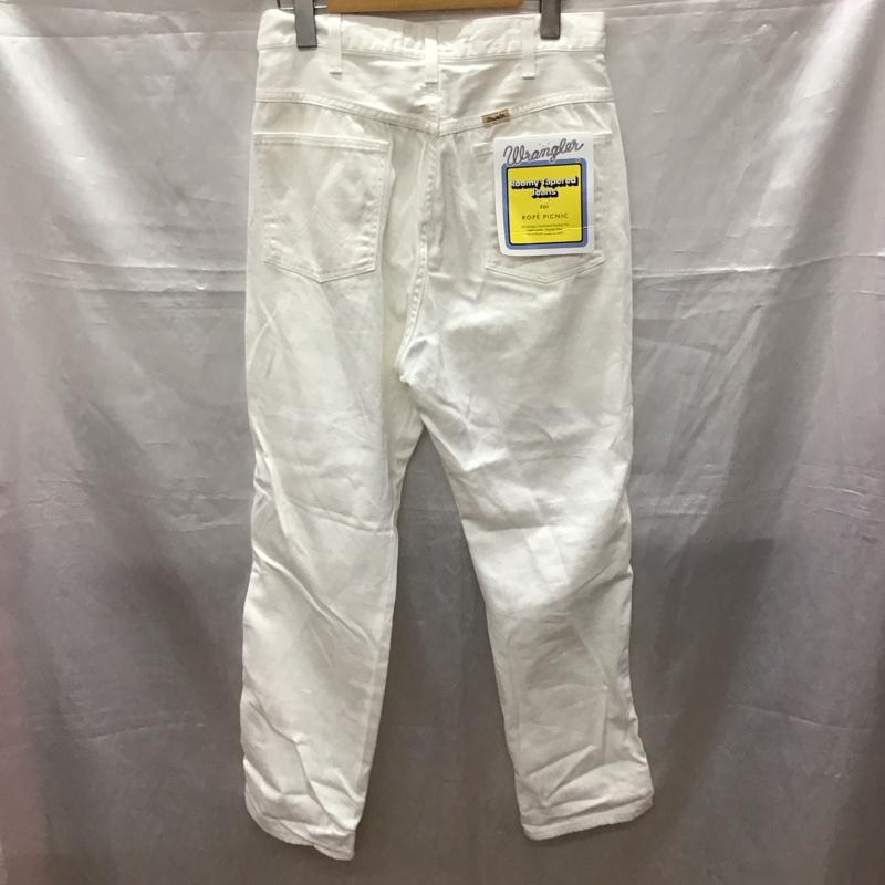 ラングラー Wrangler パンツ デニム、ジーンズ GDS-19000-A ROPE PICNIC WL0721 ルーミージーンズ タグ付き 40 無地 白 / ホワイト /  レディース USED 古着 中古 10116767