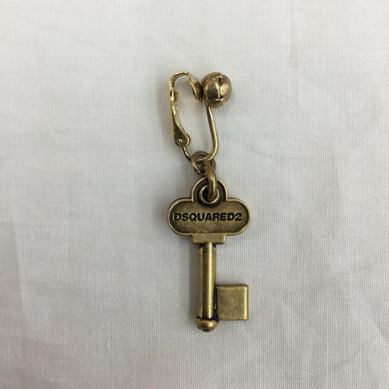 ディースクエアード2 DSQUARED2 アクセサリー ピアス key-pendant clip-on single earring　シングルイヤリング ロゴ、文字 金 / ゴールド /  メンズ USED 古着 中古 10129678