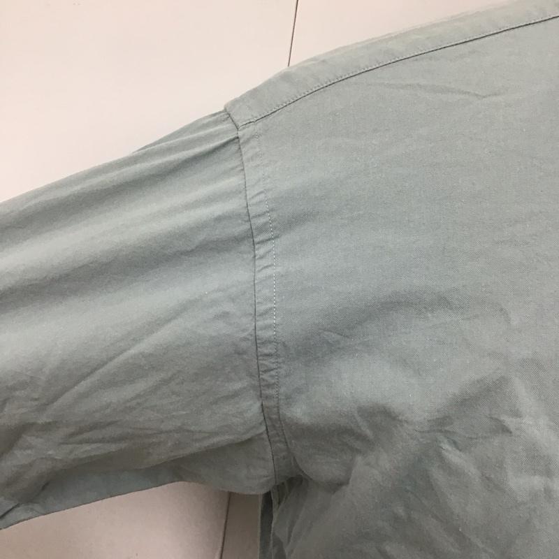 アーバンリサーチドアーズ URBAN RESEARCH DOORS シャツ、ブラウス 長袖 DR14-13Y405 ライトオックスバンドカラーシャツ 40 無地 水色 / ライトブルー /  メンズ USED 古着 中古 10118324
