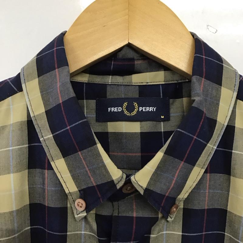 フレッドペリー FRED PERRY シャツ、ブラウス 長袖 M チェック マルチカラー / マルチカラー /  メンズ USED 古着 中古 10144814