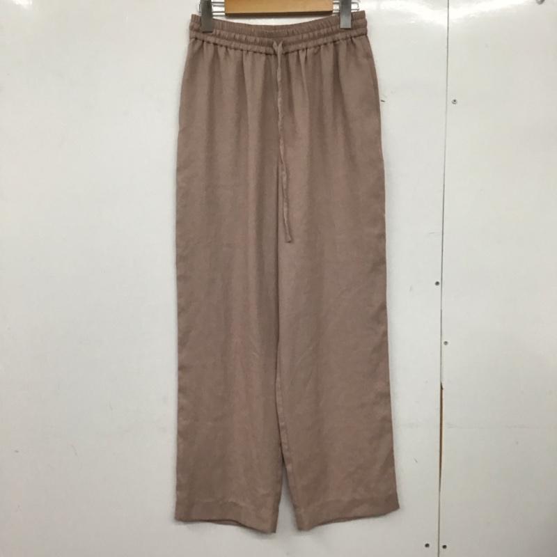 ビューティアンドユースユナイテッドアローズ BEAUTY&YOUTH UNITED ARROWS パンツ スラックス 1614-162-5757 リネンライクドローストイージーパンツ M 無地 桃 / ピンク /  レディース USED 古着 中古 10151255