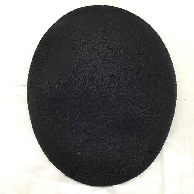 カンゴール KANGOL 帽子 ハンチング 0290BC Tropic 504 Ventair XL ロゴ、文字 黒 / ブラック /  メンズ USED 古着 中古 10120889