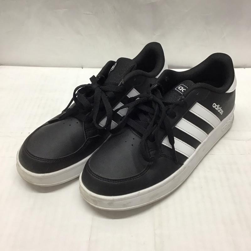 アディダス adidas スニーカー スニーカー FY9507 BREAKNET 24.5cm 24.5cm ロゴ、文字 黒 / ブラック / X 白 / ホワイト /  レディース USED 古着 中古 10118856