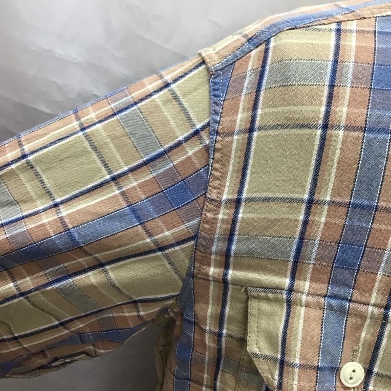 エディーバウアー Eddie Bauer シャツ、ブラウス 長袖 長袖シャツ カラーシャツ ポケットシャツ 長袖カットソー チェックシャツ M チェック マルチカラー / マルチカラー /  メンズ USED 古着 中古 10116279