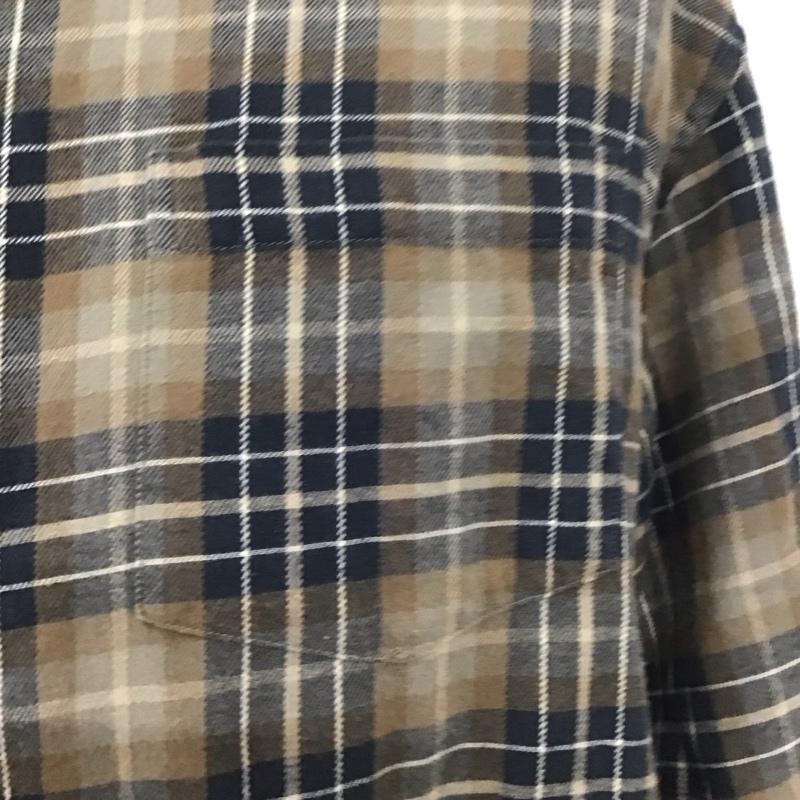 アーバンリサーチドアーズ URBAN RESEARCH DOORS シャツ、ブラウス 長袖 dr27-13x755 ネルバンドカラーシャツ ノーカラーシャツ チェックシャツ M チェック マルチカラー / マルチカラー /  メンズ USED 古着 中古 10110217