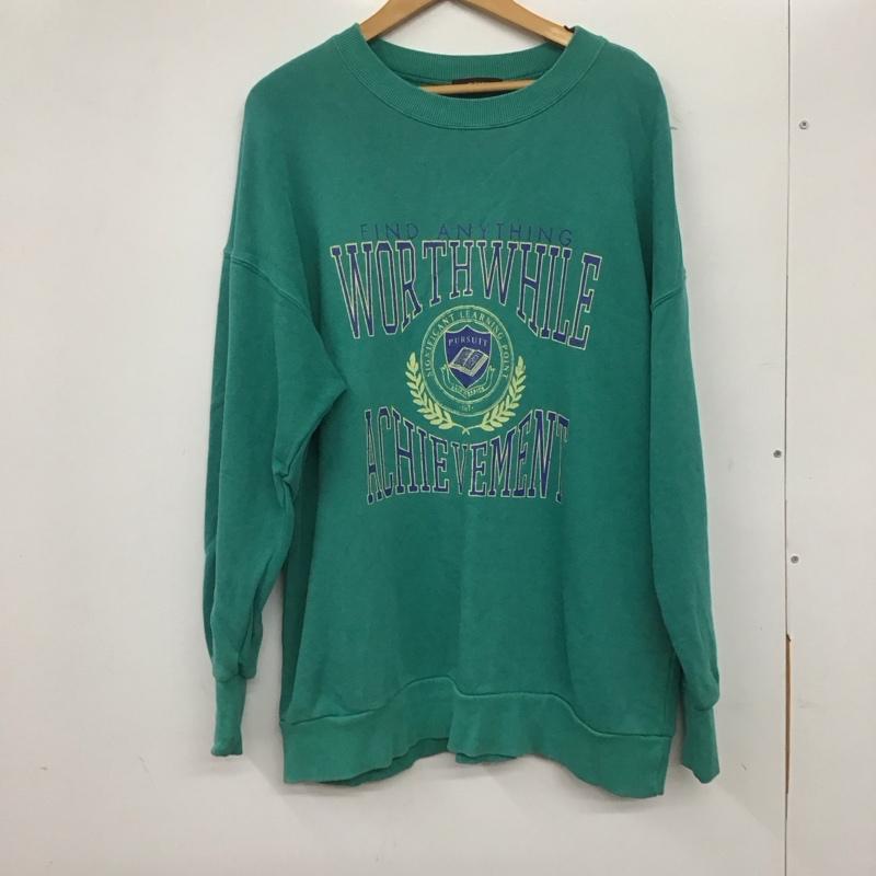 ジーナシス JEANASIS トレーナー 長袖 JS063917CF カレッジロゴスウェット FREE プリント マルチカラー / マルチカラー /  レディース USED 古着 中古 10137256