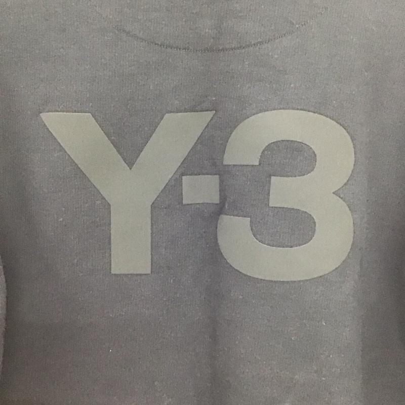 ワイスリー Y-3 トレーナー 長袖 長袖トレーナー スウェット クルーネック プルオーバー XL ロゴ、文字 黒 / ブラック /  メンズ USED 古着 中古 10137973