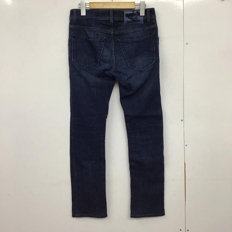 ヤコブコーエン JACOB COHEN パンツ デニム、ジーンズ デニムパンツ スリムパンツ カジュアルパンツ ストレッチパンツ 28インチ ロゴ、文字 インディゴ / インディゴ /  メンズ USED 古着 中古 10149737