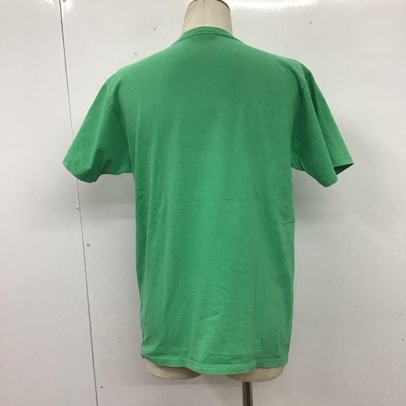 ステューシー STUSSY Tシャツ 半袖 M ロゴ、文字 緑 / グリーン /  メンズ USED 古着 中古 10110524