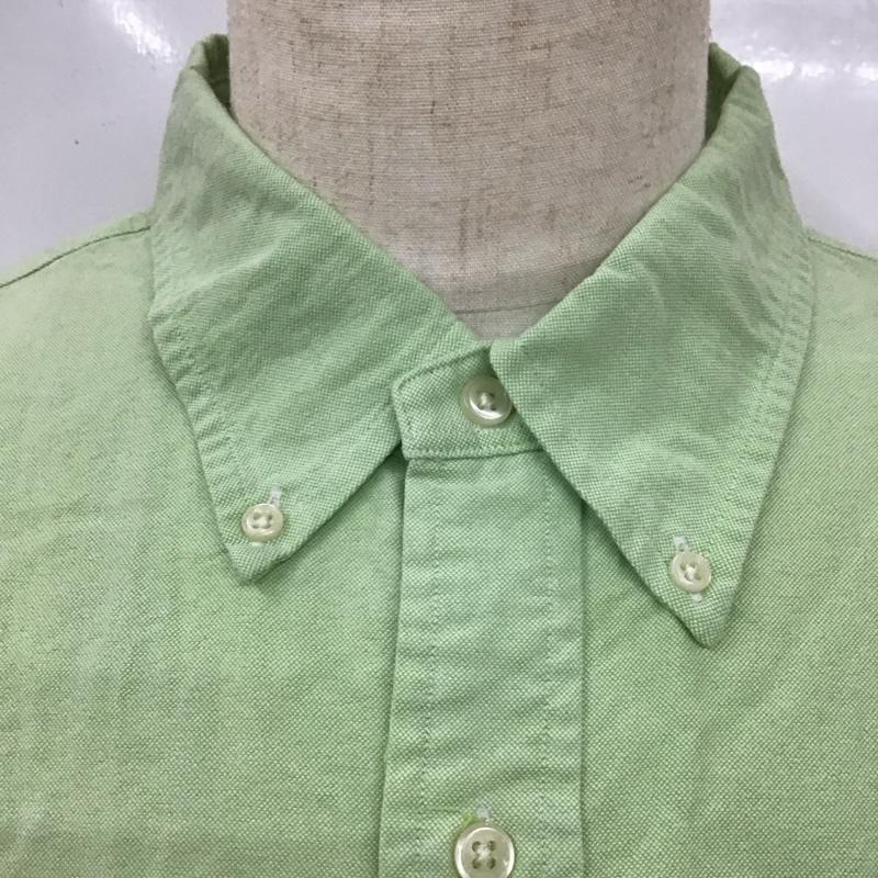 ラルフローレン RALPHLAUREN シャツ、ブラウス 長袖 ボタンダウン コットン XXL ワンポイント 薄緑 / ライトグリーン /  メンズ USED 古着 中古 10112936
