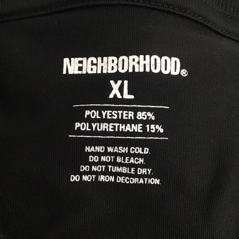 ネイバーフッド NEIGHBORHOOD カットソー 長袖 長袖カットソー クルーネックカットソー ロングスリーブカットソー プリントTシャツ XL ロゴ、文字 黒 / ブラック /  メンズ USED 古着 中古 10112710