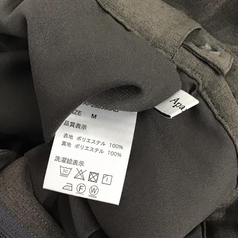 古着 USED パンツ スラックス AP250396AD センタープレス M 無地 ダークグレー / ダークグレー /  レディース USED 古着 中古 10122052