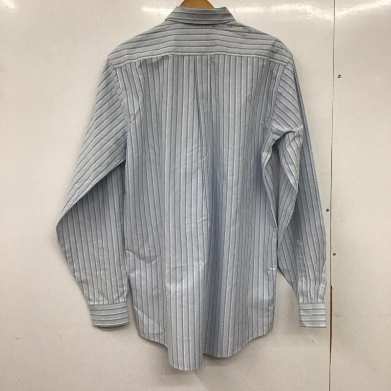 エルエルビーン L.L.Bean シャツ、ブラウス 長袖 長袖シャツ ストライプシャツ カラーシャツ ボタンダウンシャツ ストライプ 水色 / ライトブルー /  メンズ USED 古着 中古 10136678