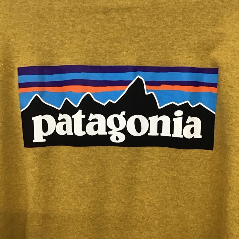 パタゴニア patagonia Tシャツ 長袖 L プリント マスタード / マスタード /  メンズ USED 古着 中古 10143313