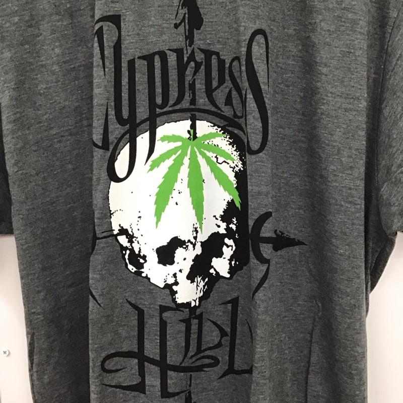 古着 USED Tシャツ 半袖 半袖カットソー プリントTシャツ クルーネックカットソー XL プリント 灰 / グレー /  メンズ USED 古着 中古 10129814