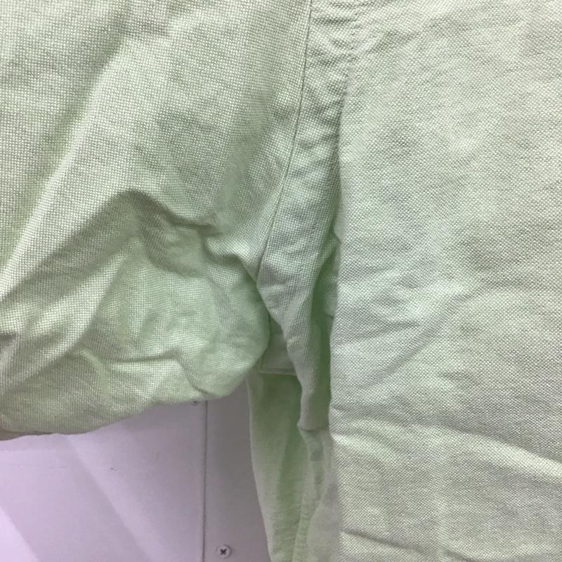 ラルフローレン RALPHLAUREN シャツ、ブラウス 長袖 ボタンダウン コットン XXL ワンポイント 薄緑 / ライトグリーン /  メンズ USED 古着 中古 10112936