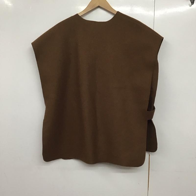 セレクトモカ select MOCA ベスト ベスト 10007086-4 オーバーサイズベスト FREE 無地 茶 / ブラウン /  レディース USED 古着 中古 10141777
