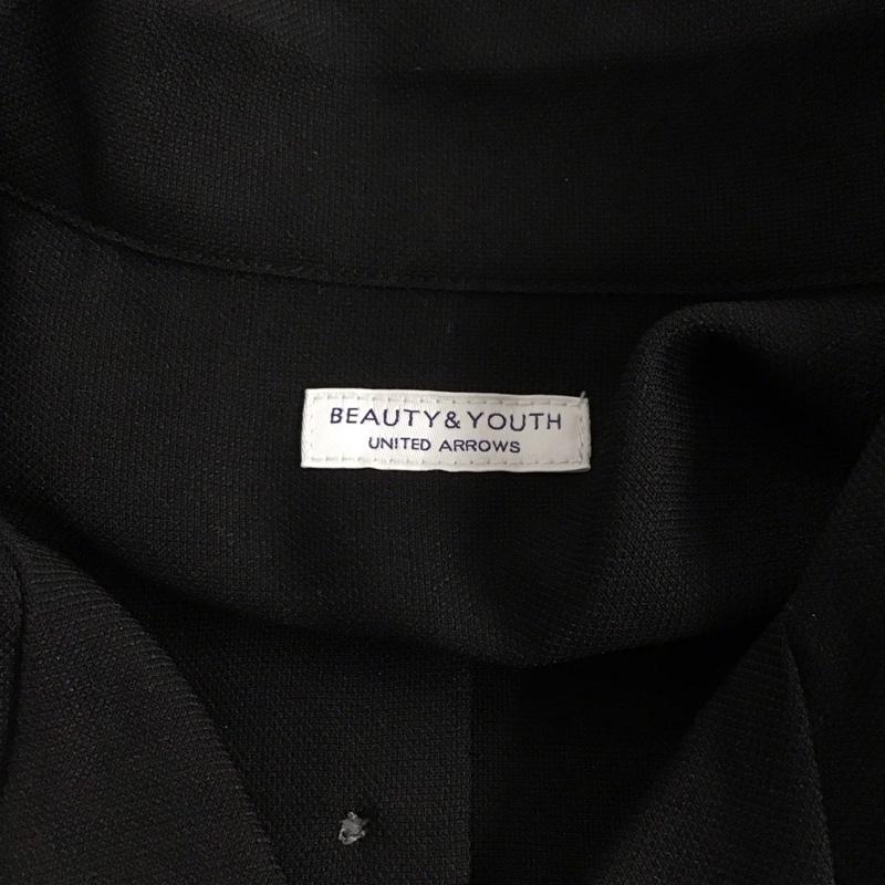 ビューティアンドユース BEAUTY&YOUTH セットアップ セットアップ 1223-699-0042 オープンカラーシャツ パンツ スラックス S 無地 黒 / ブラック /  メンズ USED 古着 中古 10142305