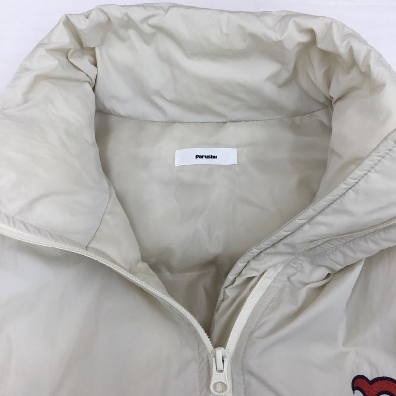 ユーズドクロージング used clothes ジャケット、上着 ジャンパー、ブルゾン perushu L ワンポイント 白 / ホワイト /  メンズ USED 古着 中古 10119976