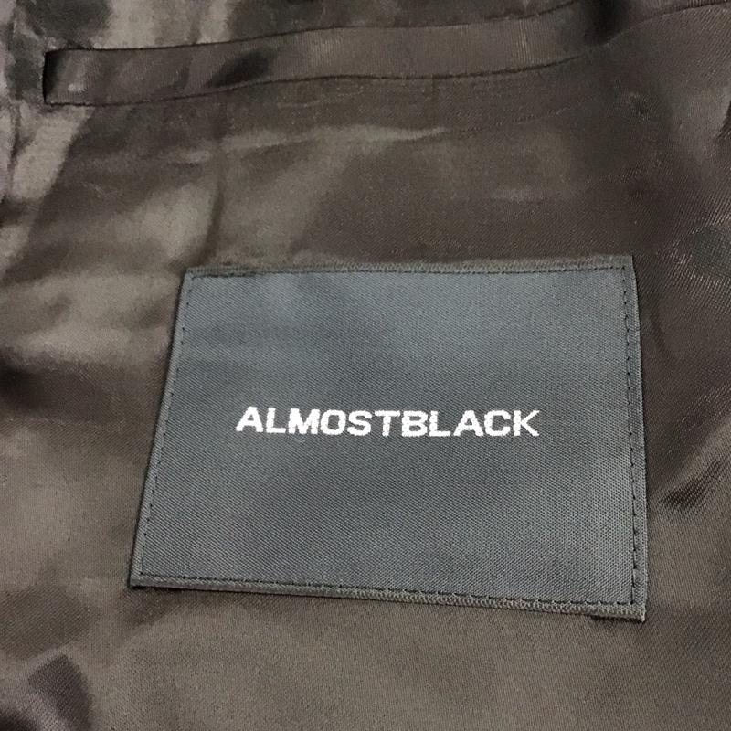 オールモストブラック ALMOSTBLACK ジャケット、上着 ジャケット、ブレザー 1 無地 黒 / ブラック /  メンズ USED 古着 中古 10117133