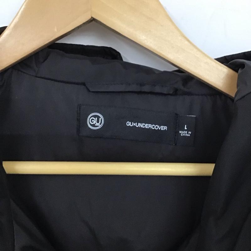 ジーユー GU ジャケット、上着 ジャンパー、ブルゾン 311-352699 ロングコート ジップアップジャケット ナイロンジャケット アンダーカバー L 無地 黒 / ブラック /  メンズ USED 古着 中古 10129566