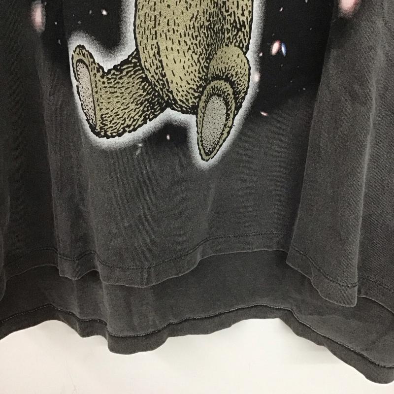 グラニフ graniph Tシャツ 半袖 半袖カットソー プリントTシャツ クルーネックカットソー L プリント ダークグレー / ダークグレー /  メンズ USED 古着 中古 10149115