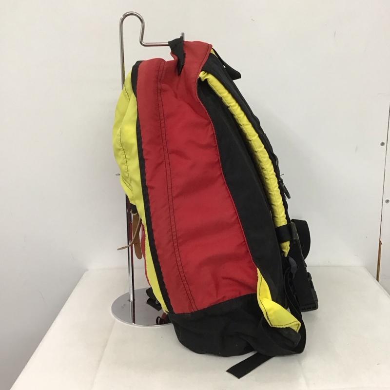 グレゴリー GREGORY リュックサック、デイパック リュックサック、デイバッグ USA製 旧タグ ロゴ、文字 黒 / ブラック / X 赤 / レッド / X 黄 / イエロー /  メンズ USED 古着 中古 10141062