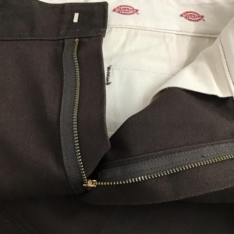 ディッキーズ Dickies パンツ ワークパンツ、ペインターパンツ ワークパンツ ワイドパンツ カジュアルパンツ M ロゴ、文字 茶 / ブラウン /  メンズ USED 古着 中古 10150749