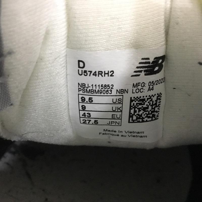 ニューバランス New Balance スニーカー スニーカー U574RH2 27.5cm 27.5cm ロゴ、文字 紺 / ネイビー /  メンズ USED 古着 中古 10134815