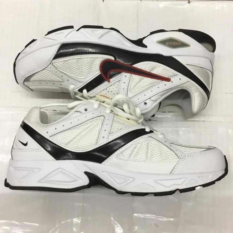 ナイキ NIKE スニーカー スニーカー 313142 101 27cm 箱有 27.0cm ロゴ、文字 白 / ホワイト / X 黒 / ブラック / X 赤 / レッド /  メンズ USED 古着 中古 10116635