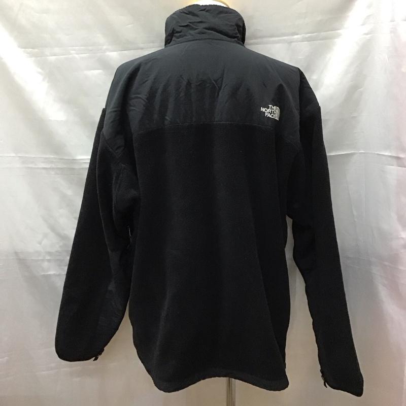 ザノースフェイス THE NORTH FACE ジャケット、上着 ジャンパー、ブルゾン ジップアップジャケット ジャンパー ジャケット カジュアルジャケット アウター XL ロゴ、文字 黒 / ブラック /  メンズ USED 古着 中古 10111792